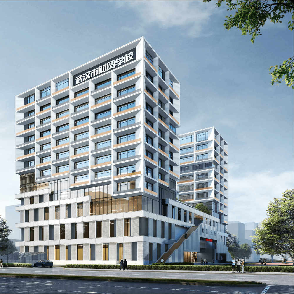 武汉市财贸学校扩建实训综合楼门窗工程